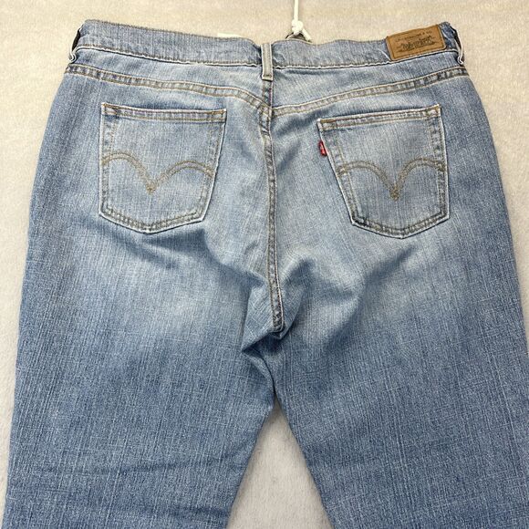Levis 515 Jeans Womens Size 12 s Blue High Rise Cotton Stretch Bootcut Fit Denim - Picture 6 of 16